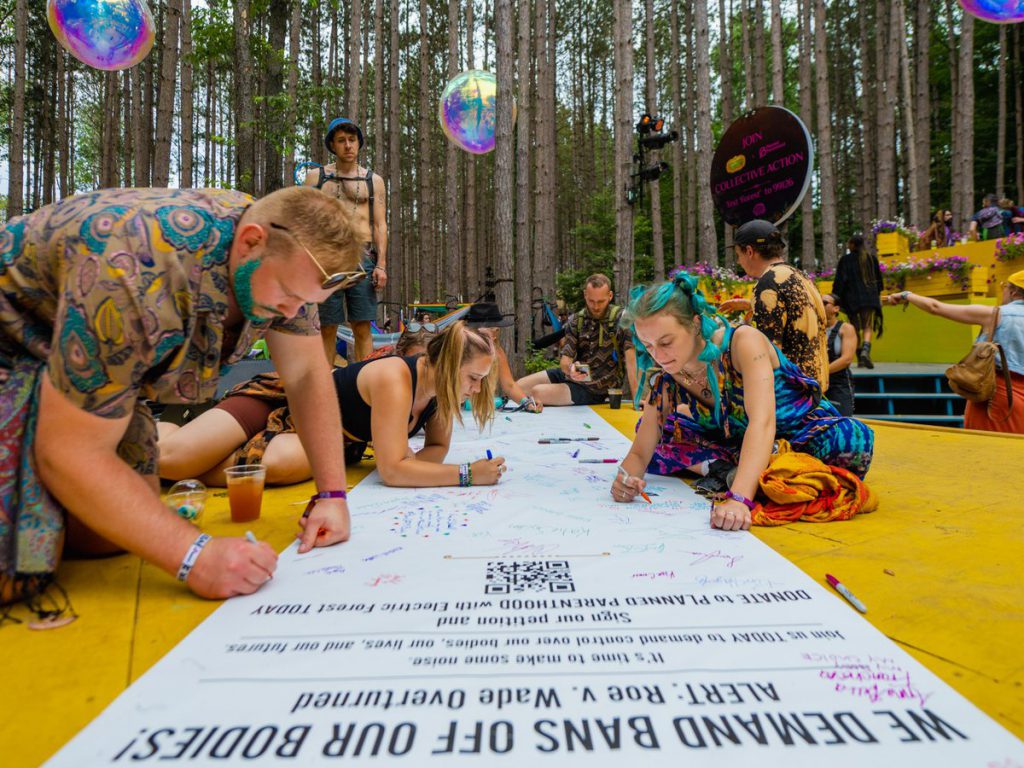Electric Forest 2022 - Bans Off Our Bodies (Planned Parenthood petition)