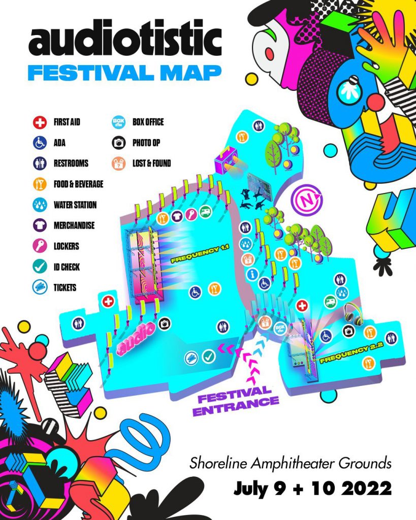 Audiotistic Bay Area 2022 Festival Map