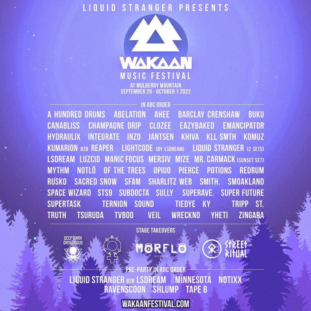 WAKAAN Music Festival 2022 - Lineup