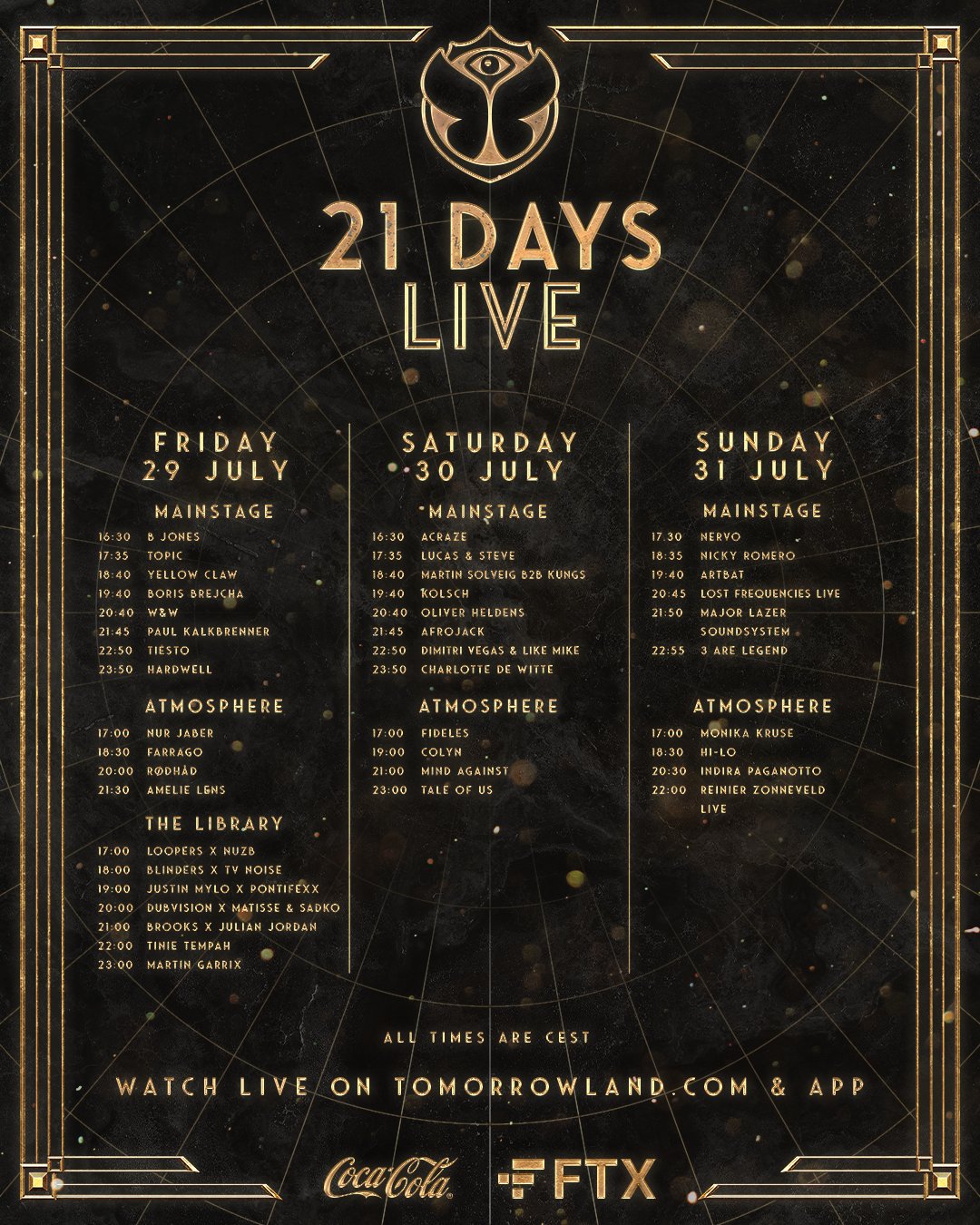 Tomorrowland 2022 Live Stream Schedule and Info EDM Identity