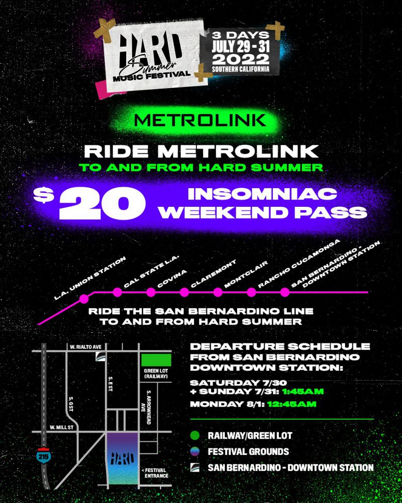 HARD Summer 2022 Metrolink