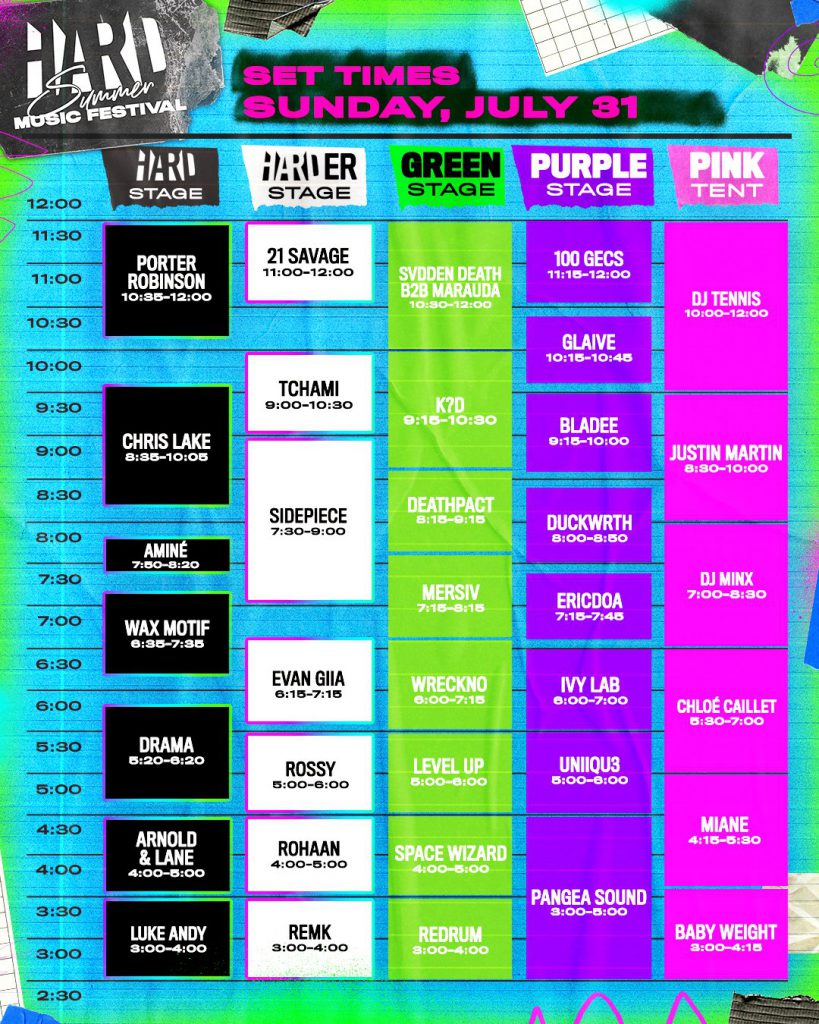 HARD Summer 2022 Set Times and Essential Info EDM Identity