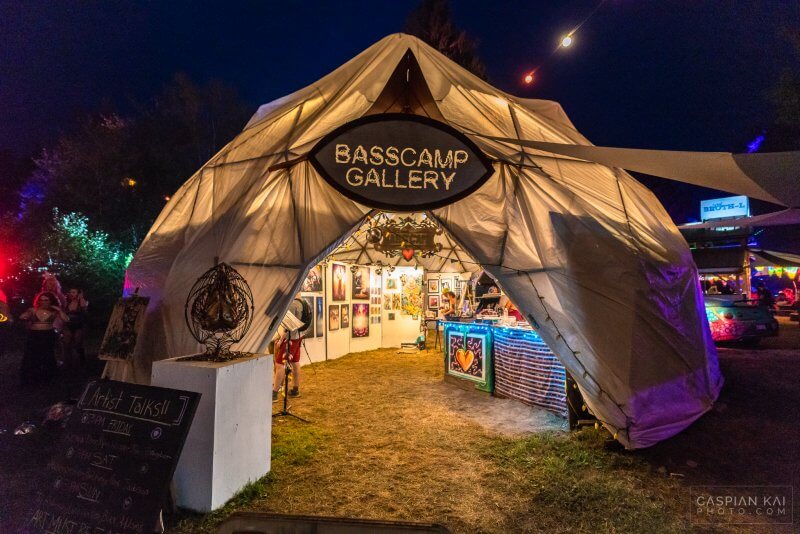 Shambhala Music Festival 2018 BASScamp Art Gallery