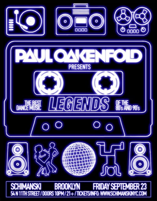 Paul Oakenfold LEGENDS