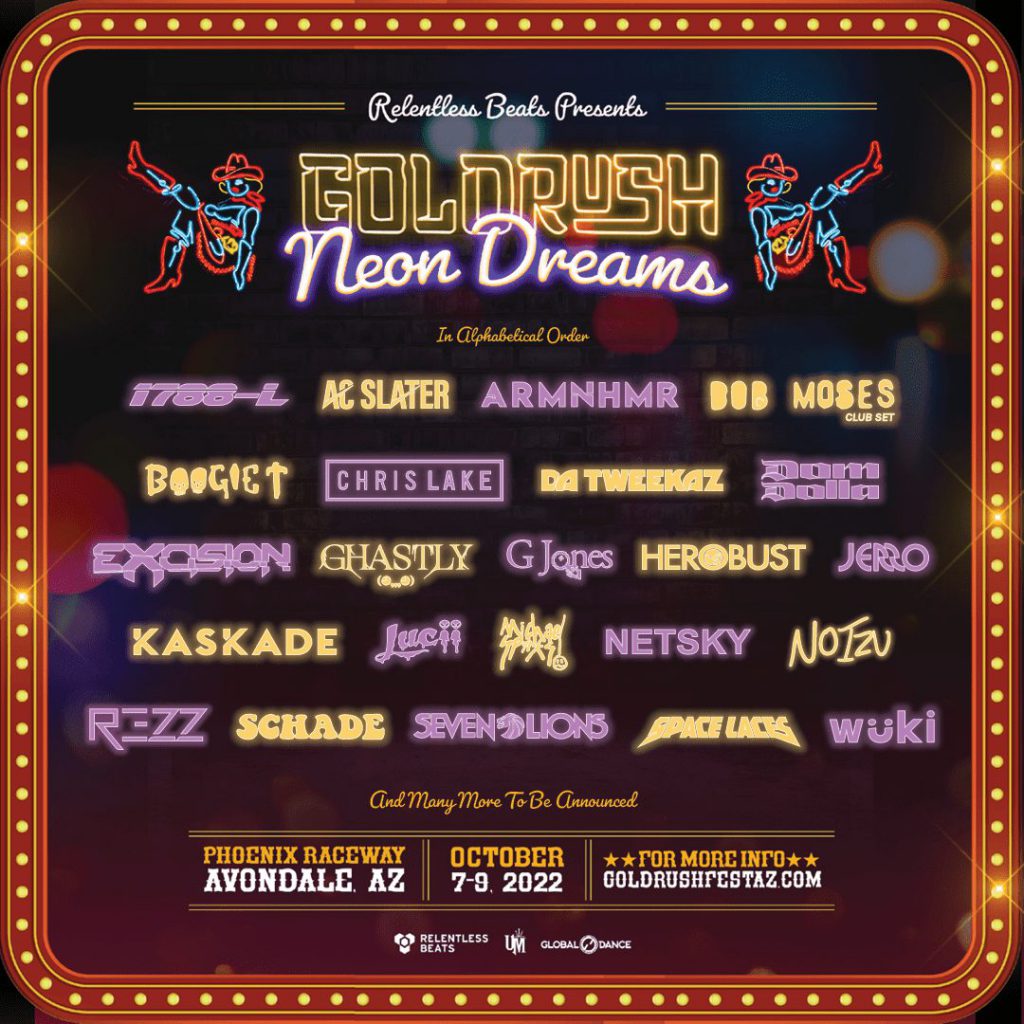 Goldrush Reveals First Wave of Artists on 2022 Lineup EDM Identity