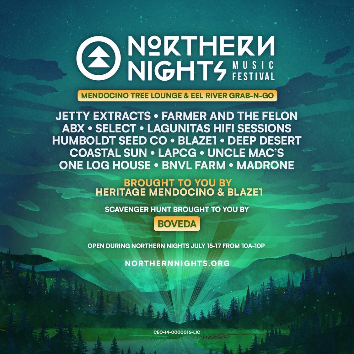 Northern Nights Music Festival 2022 Cannabis