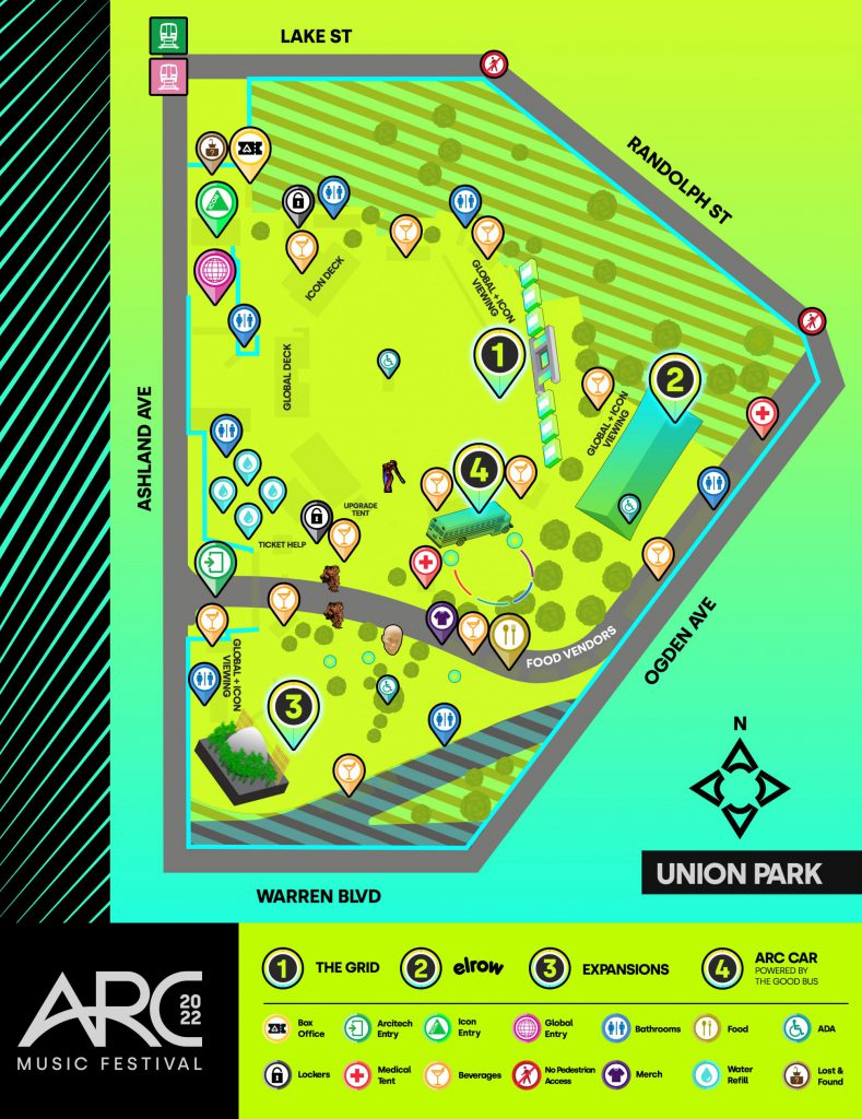 ARC Music Fest 2022 Map