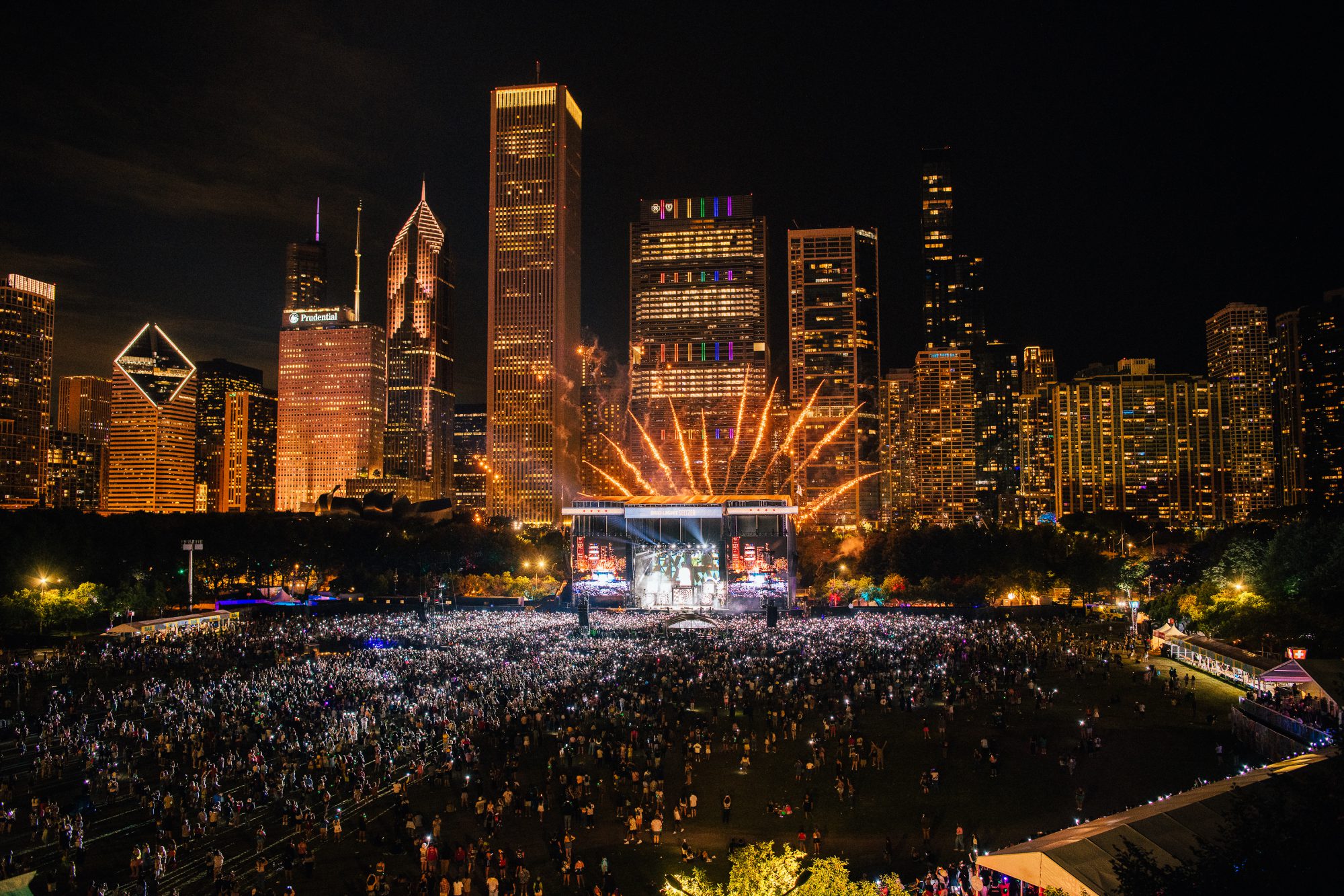 Aerial by Charles Reagan for Lollapalooza 2022