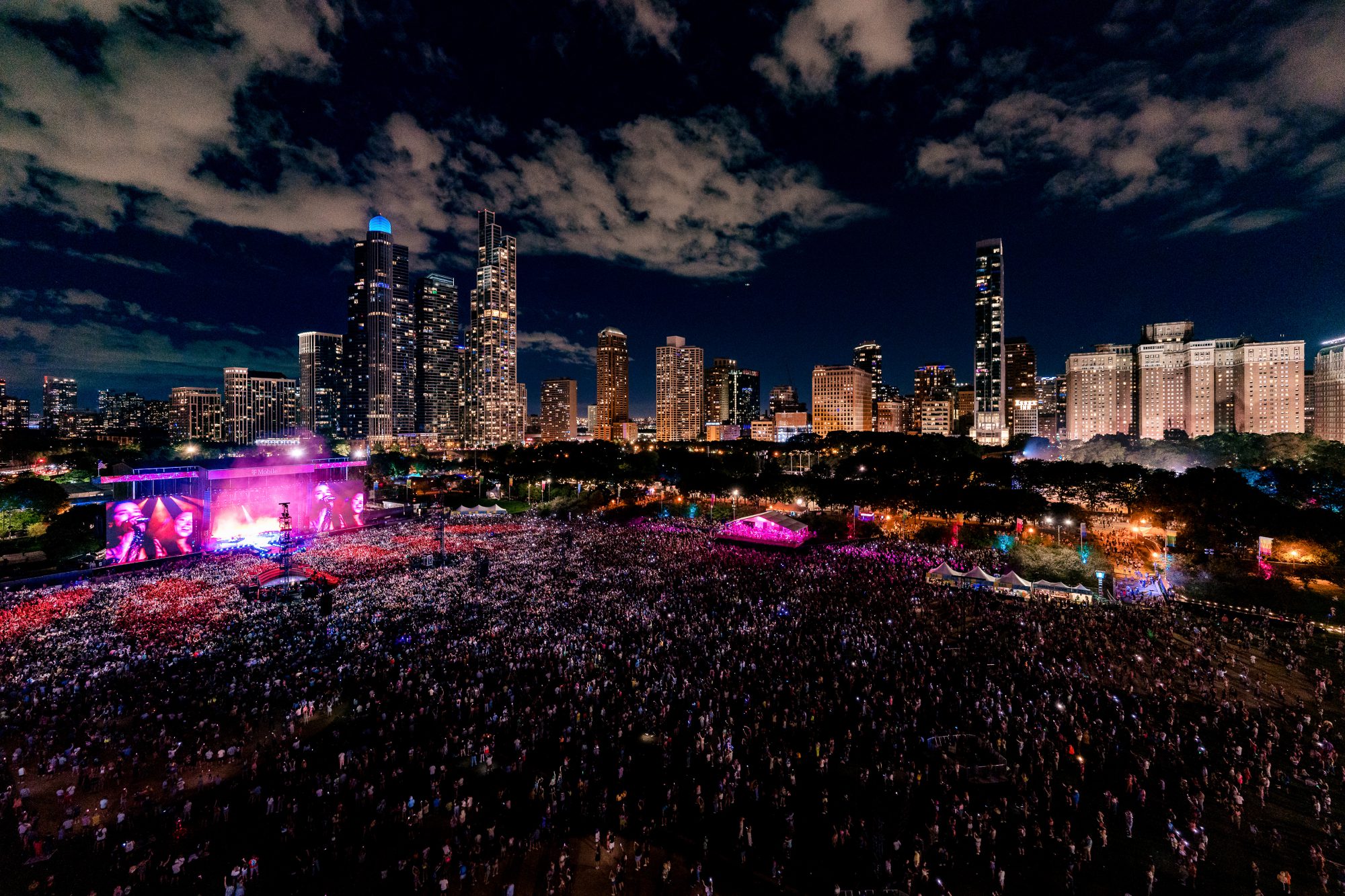 Aerials by Roger Ho for Lollapalooza 2022