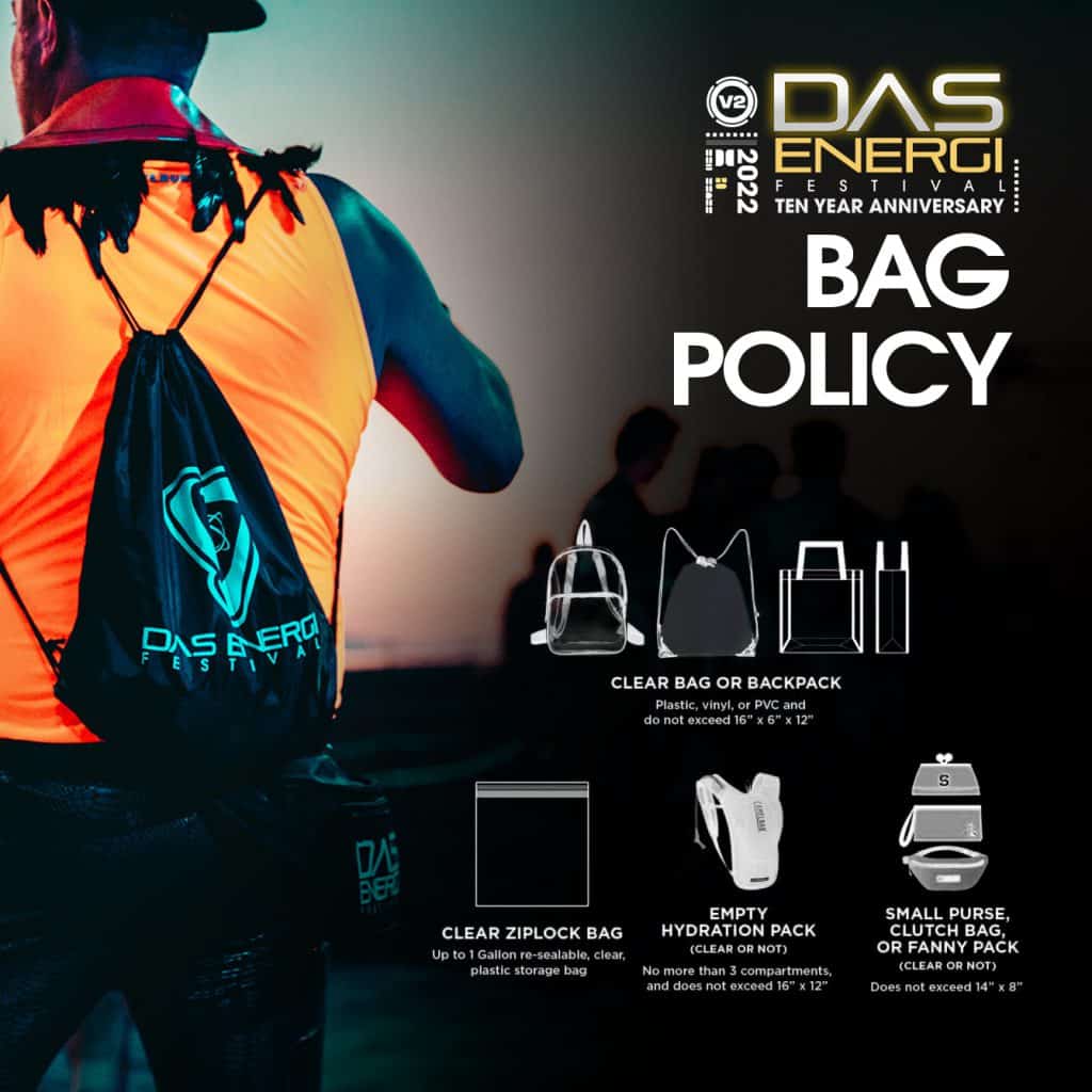 Das Energi 2022 Bag Policy