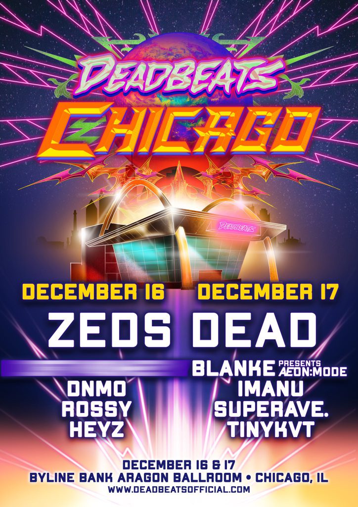 Zeds Dead Drops Lineup for Deadbeats Chicago 2022 EDM Identity