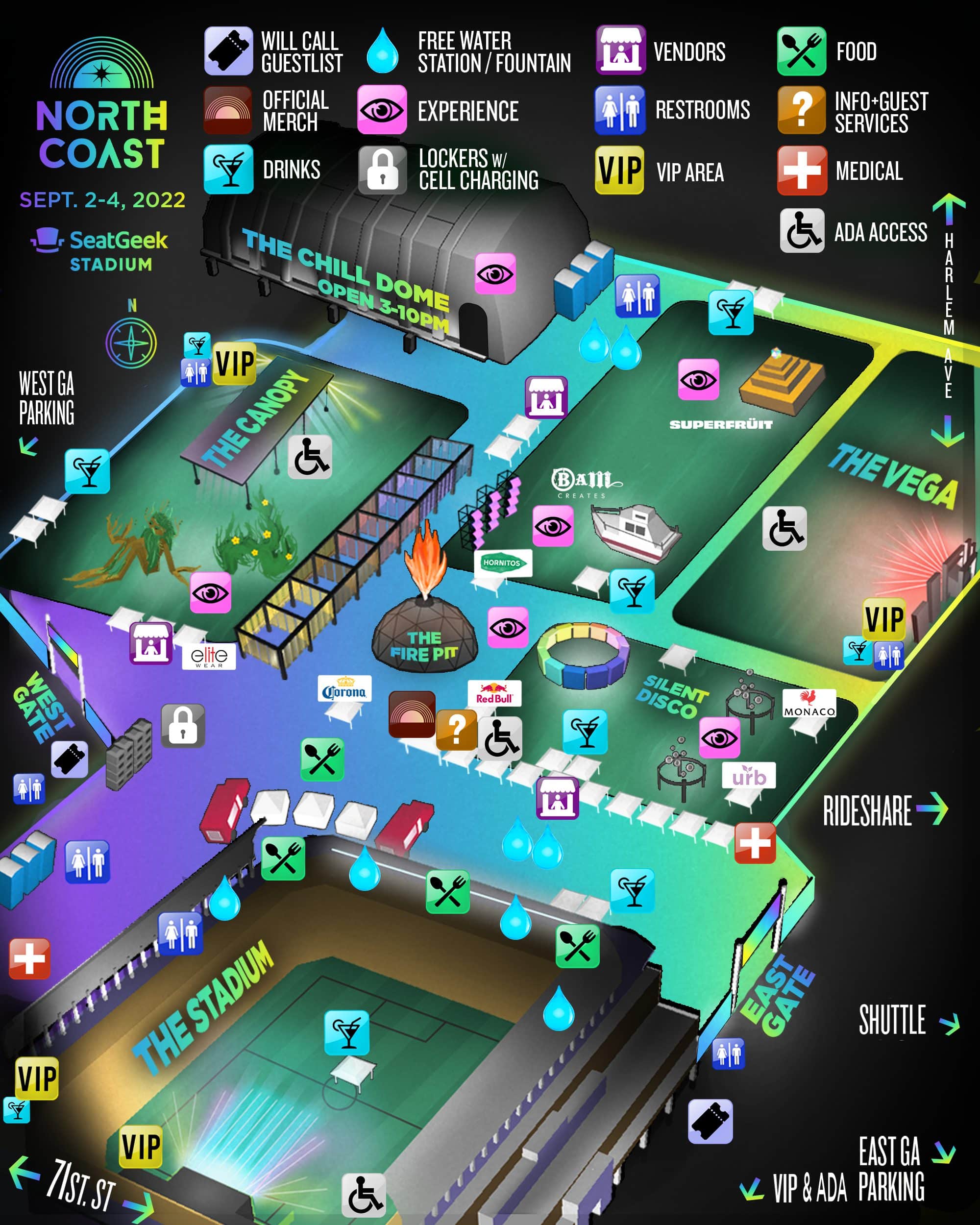 North Coast 2022 Set Times and Essential Info EDM Identity