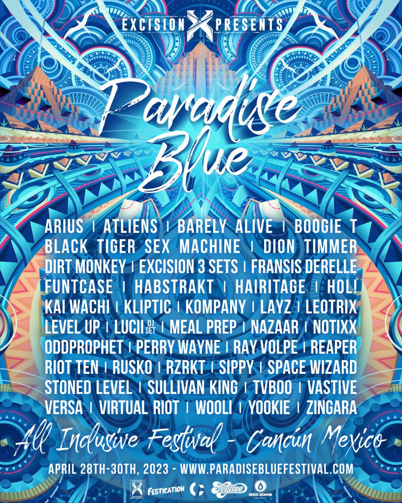 Excision Releases Lineup for Paradise Blue 2023 | EDM Identity