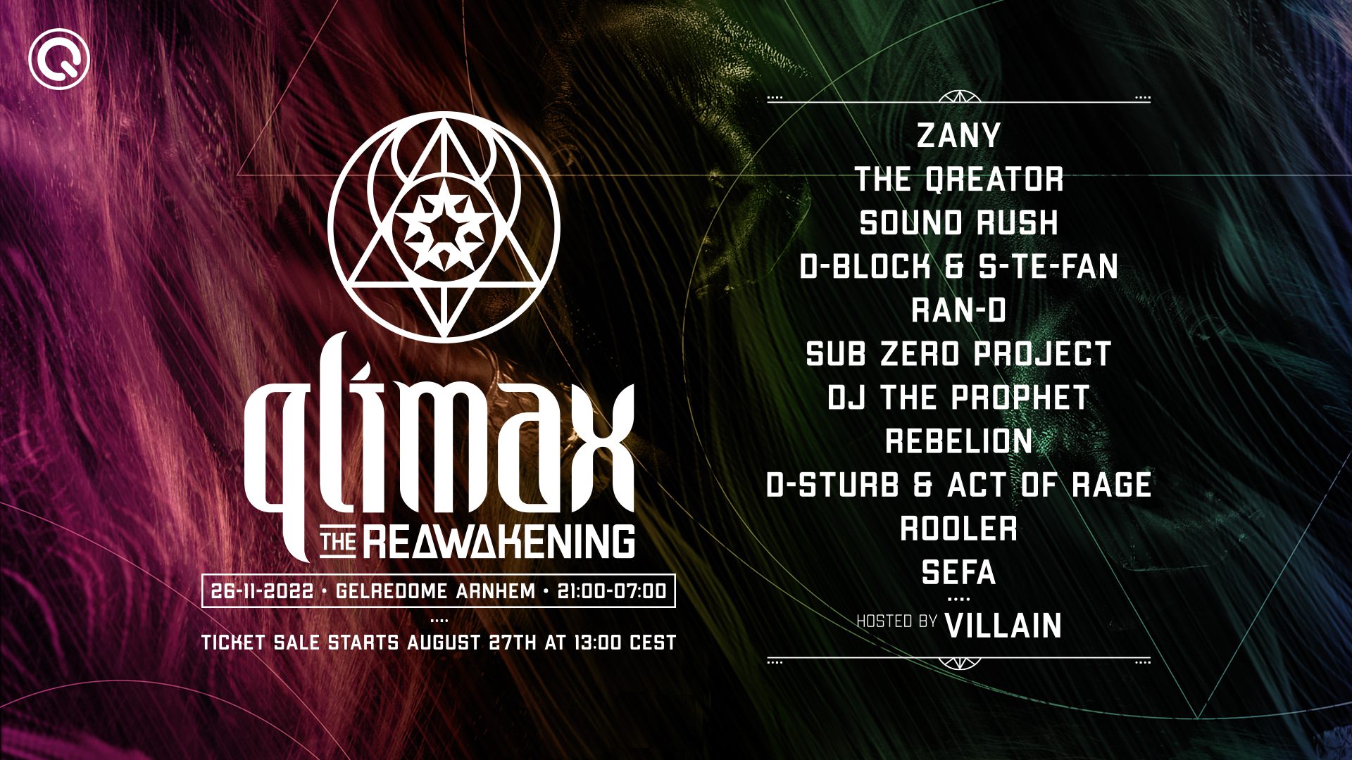 Qdance Unveils Lineup for Qlimax The Reawakening EDM Identity