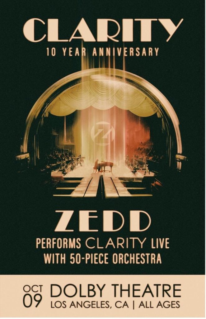 Zedd 10 Years Anniversary Orchestra Performance Los Angeles