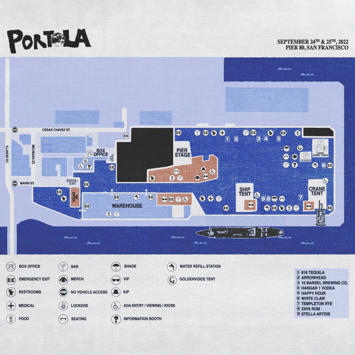 Portola Festival 2022 Set Times, Festival Map, and Essential Info EDM