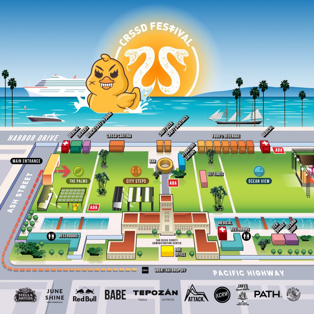 CRSSD Festival Fall 2022 Map