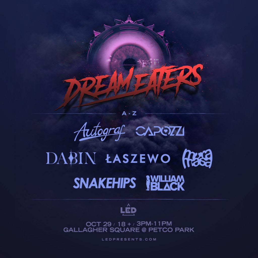 LED Presents Dream Eaters 2022 Lineup