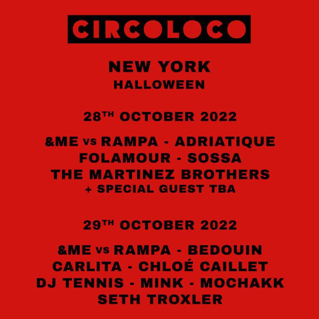 CircoLoco Unveils Final Lineup for Halloween Show in NYC EDM Identity