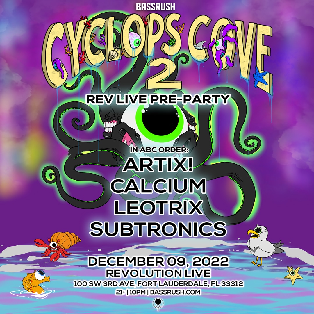 Subtronics Reveals JamPacked Lineup for Cyclops Cove 2 EDM Identity