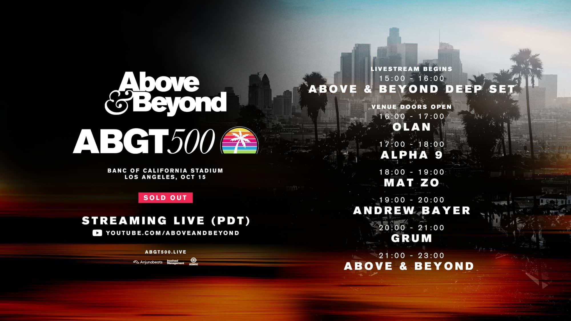 abgt500 set times