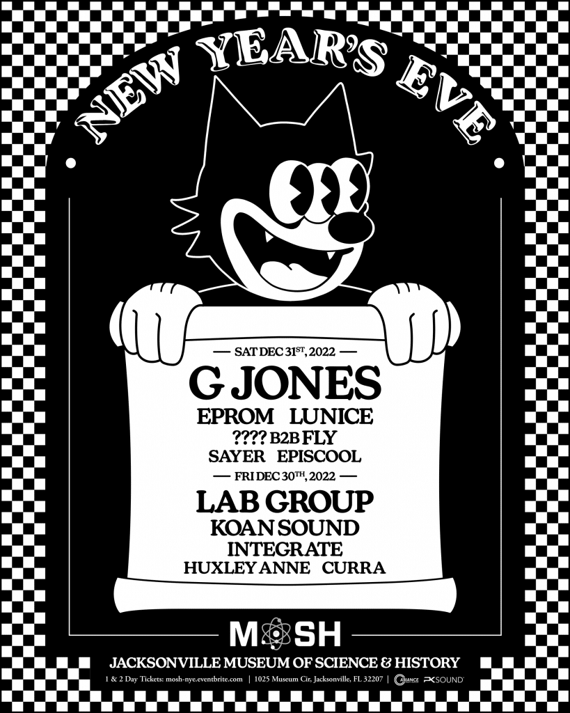 G Jones Lab Group NYE 2022 Lineup