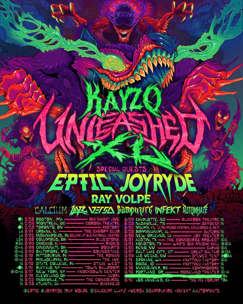 KAYZO UNLEASHED XL 2023 Tour