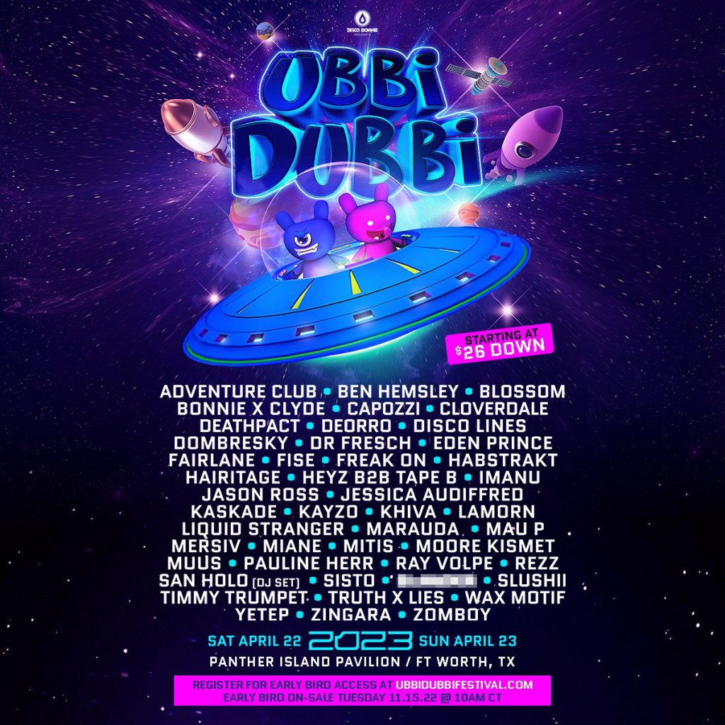 Ubbi Dubbi Gears Up for 2023 Edition with Lineup Reveal EDM Identity