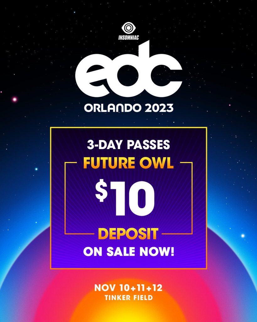 EDC Orlando Reveals 2023 Dates and Releases Future Owl Passes EDM