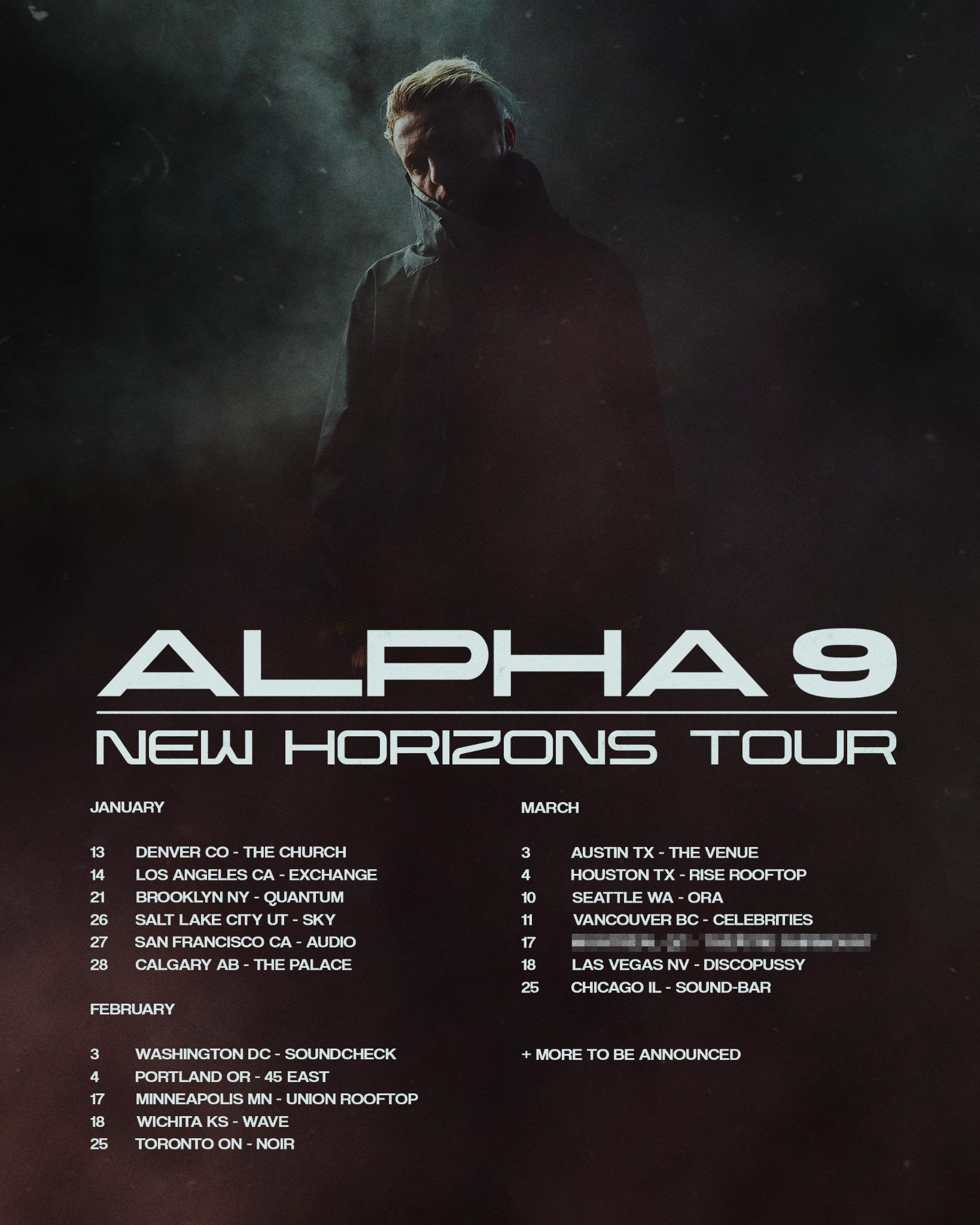 ALPHA 9 New Horizons Tour