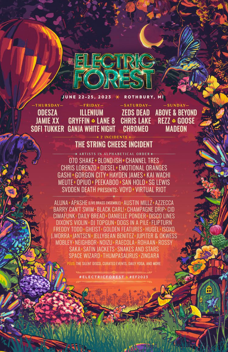 Electric Forest Drops Off a Massive Lineup for 2023 EDM Identity