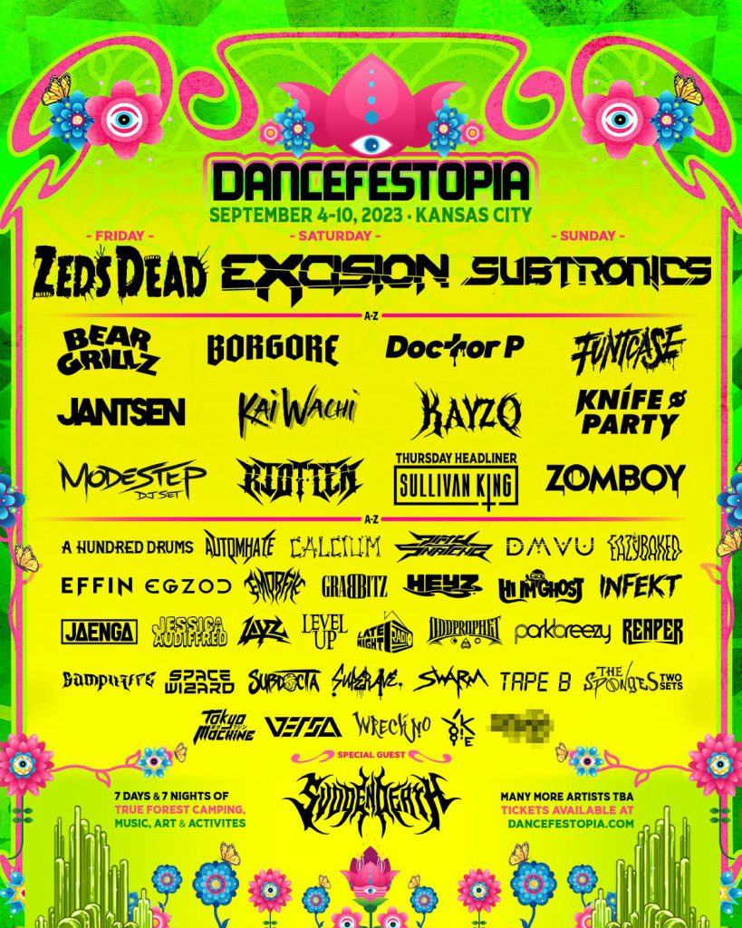 Dancefestopia 2023 - Phase 1 Lineup