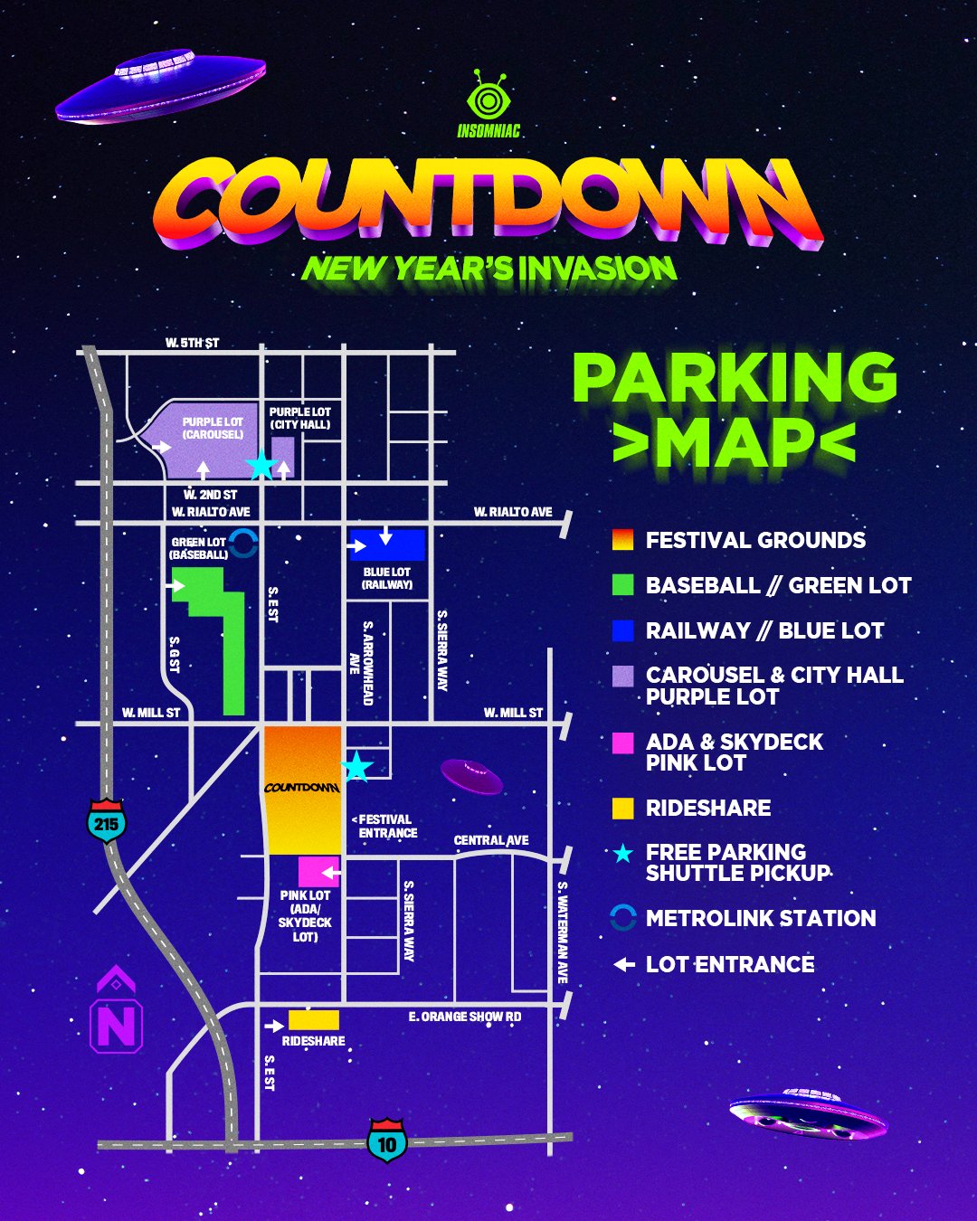 Countdown NYE 2022 Set Times, Festival Map, and Essential Info EDM