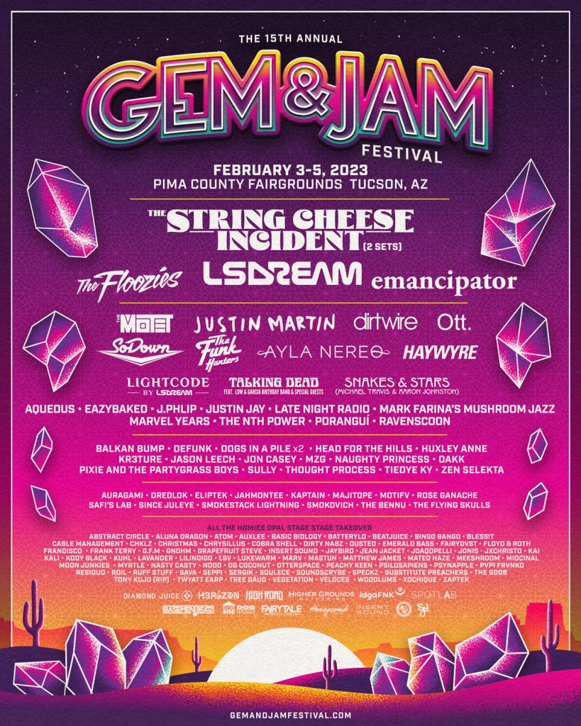 Gem & Jam Festival 2023 Lineup