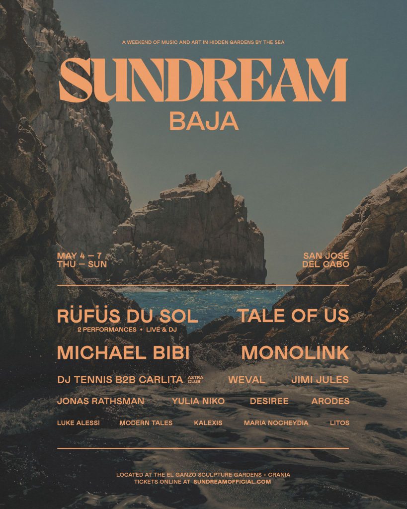 RÜFÜS DU SOL Announces Dates and Lineup for Sundream Baja 2023 EDM