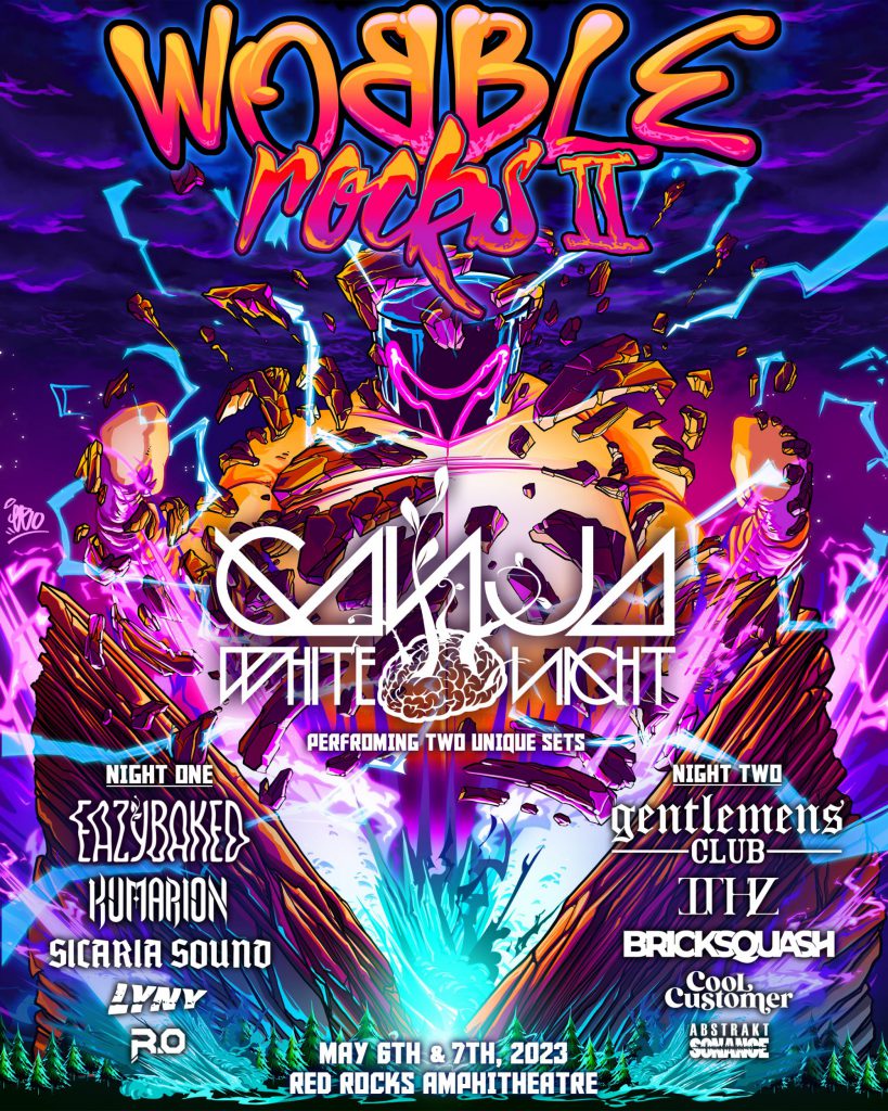 Ganja White Night Announces Return of Wobble Rocks EDM Identity