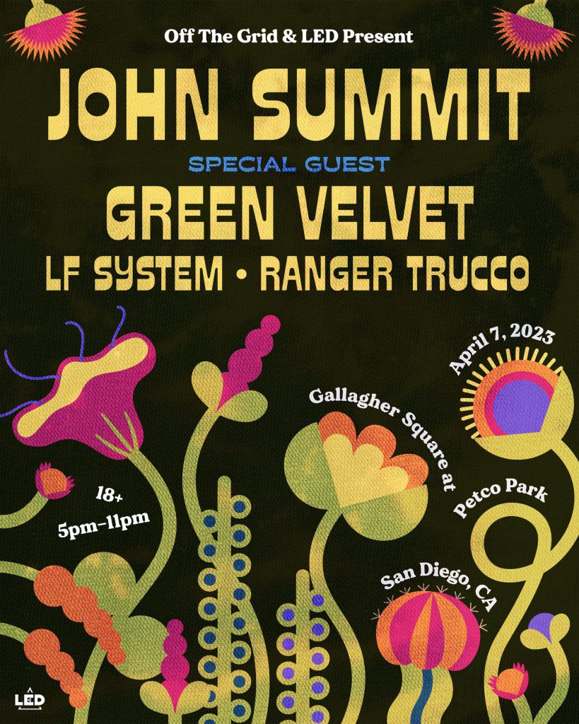 John Summit Off The Grid San Diego 2023 - Lineup