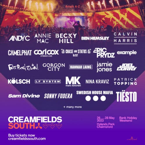 Creamfields South Reveals New Stage and More Artists on 2023 Lineup ...