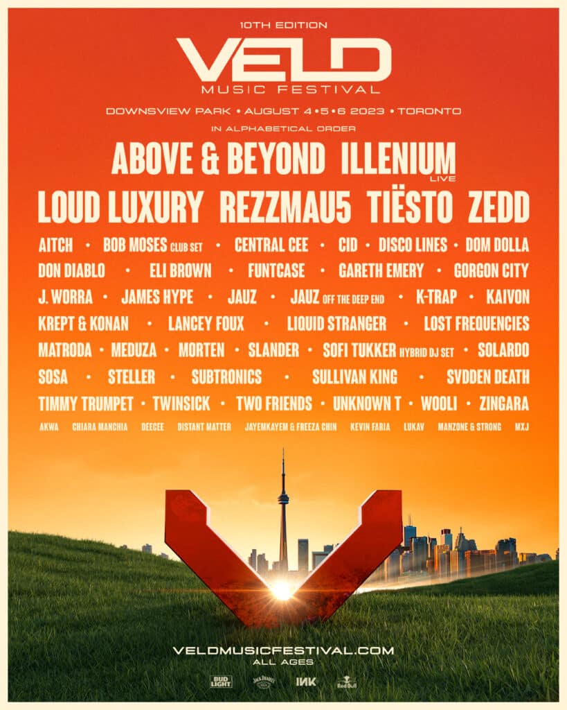 VELD Music Festival 2023 Lineup