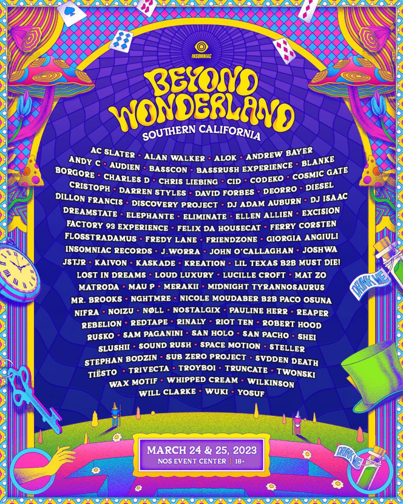 Beyond Wonderland SoCal 2023 - Lineup