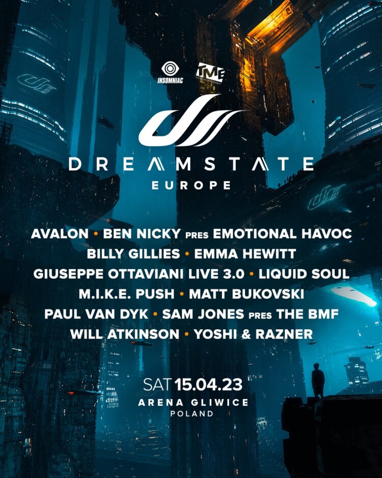 Dreamstate Europe Reveals Lineup for 2023 Edition EDM Identity