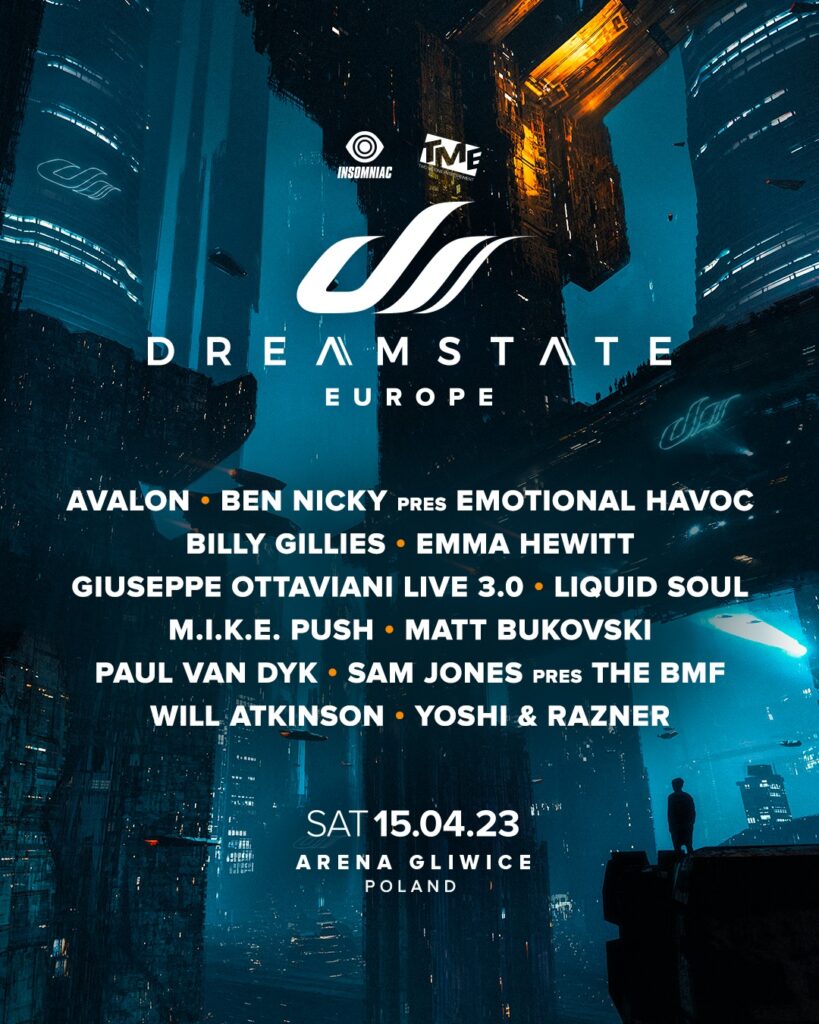 Dreamstate Europe 2023 - Lineup