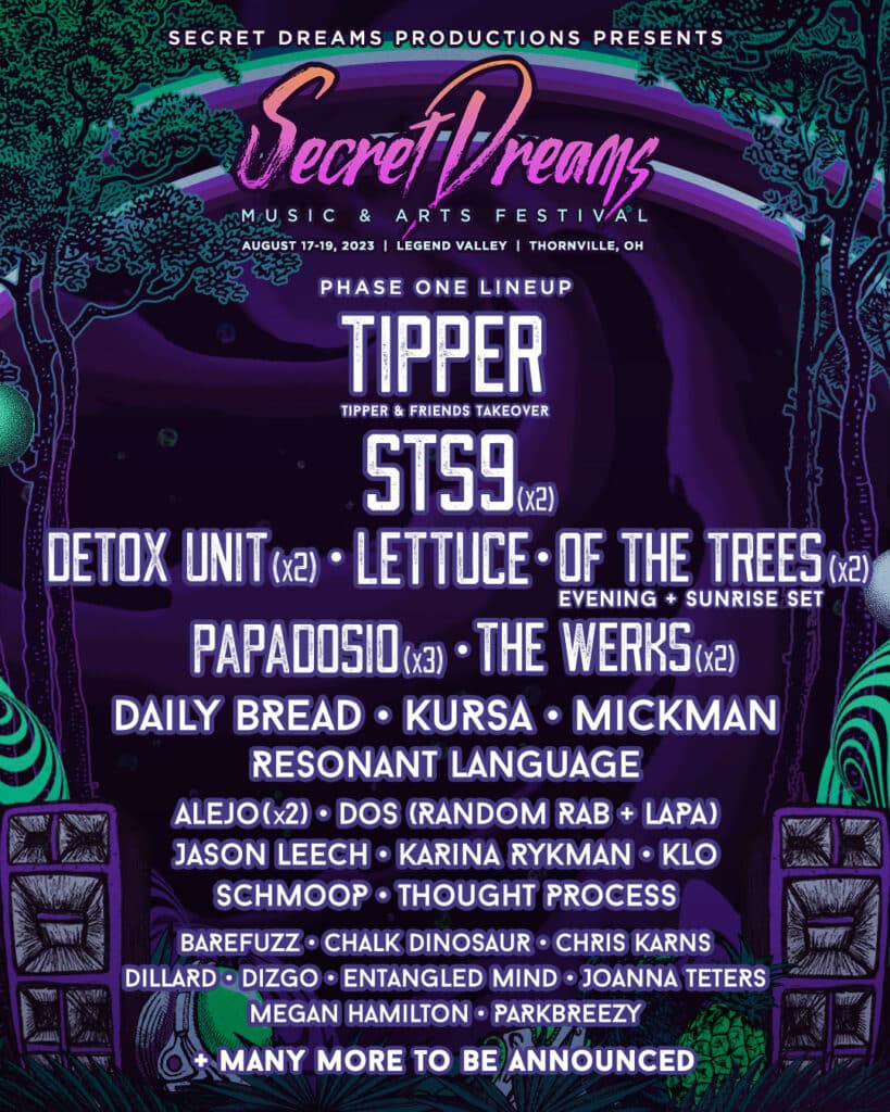 Secret Dreams Festival 2023 Lineup