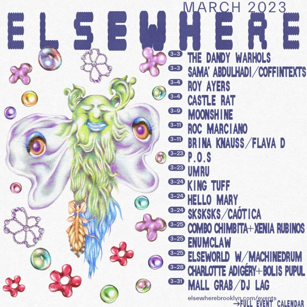 Elsewhere Lineup - March 2023