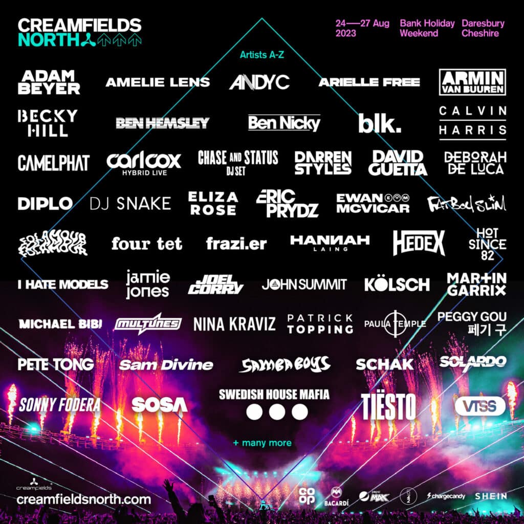 Creamfields North 2023 - Initial Lineup