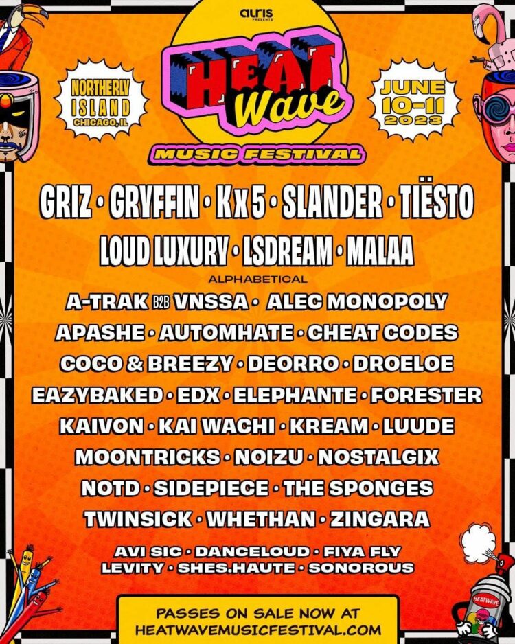 Heatwave Music Festival Drops An Extra Hot 2023 Lineup EDM Identity