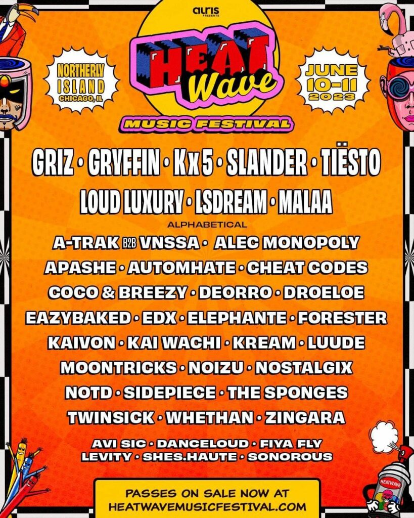 Heatwave Music Festival Drops An Extra Hot 2023 Lineup EDM Identity