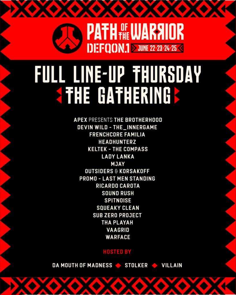 Defqon.1 2023 Lineup - Thursday