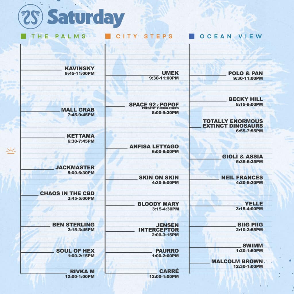 CRSSD Festival Spring 2023 Set Times and Essential Info EDM Identity