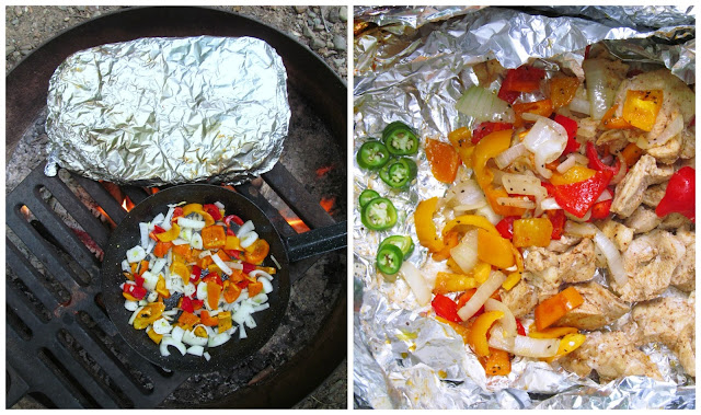 camping food quesadillas